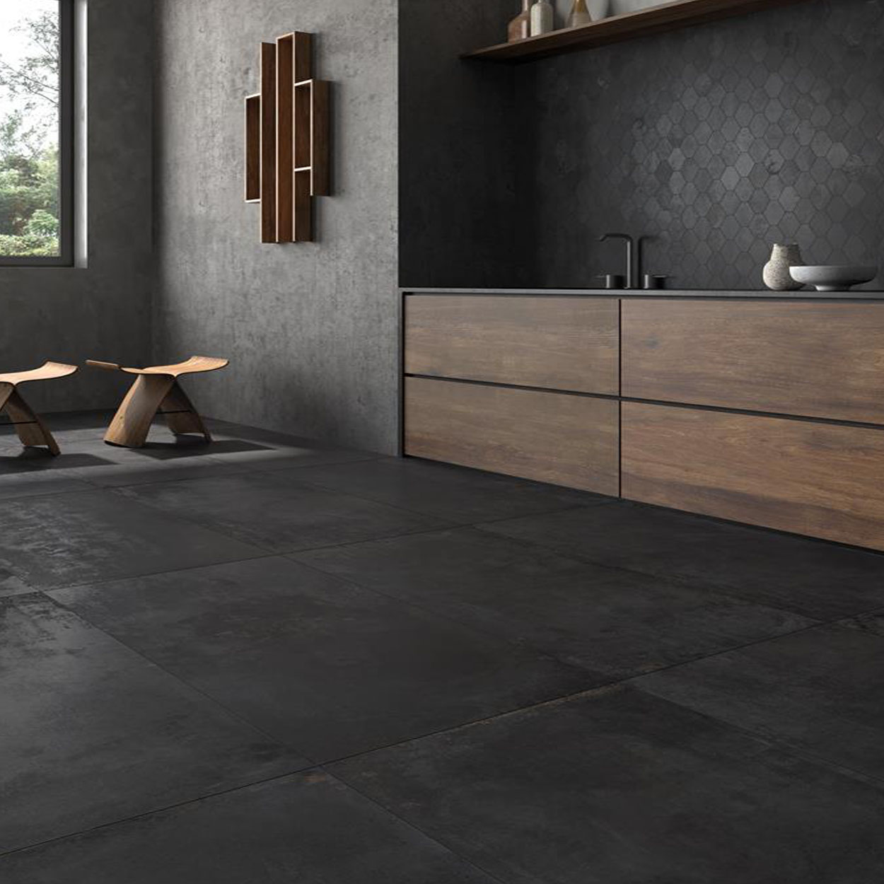 Unicom Starker Oxid Iron Vloertegel 60x120cm
